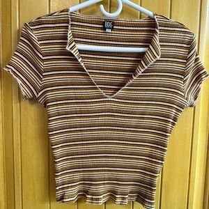 Urban Outfitters BDG ribbed knit pullover crop top, medium